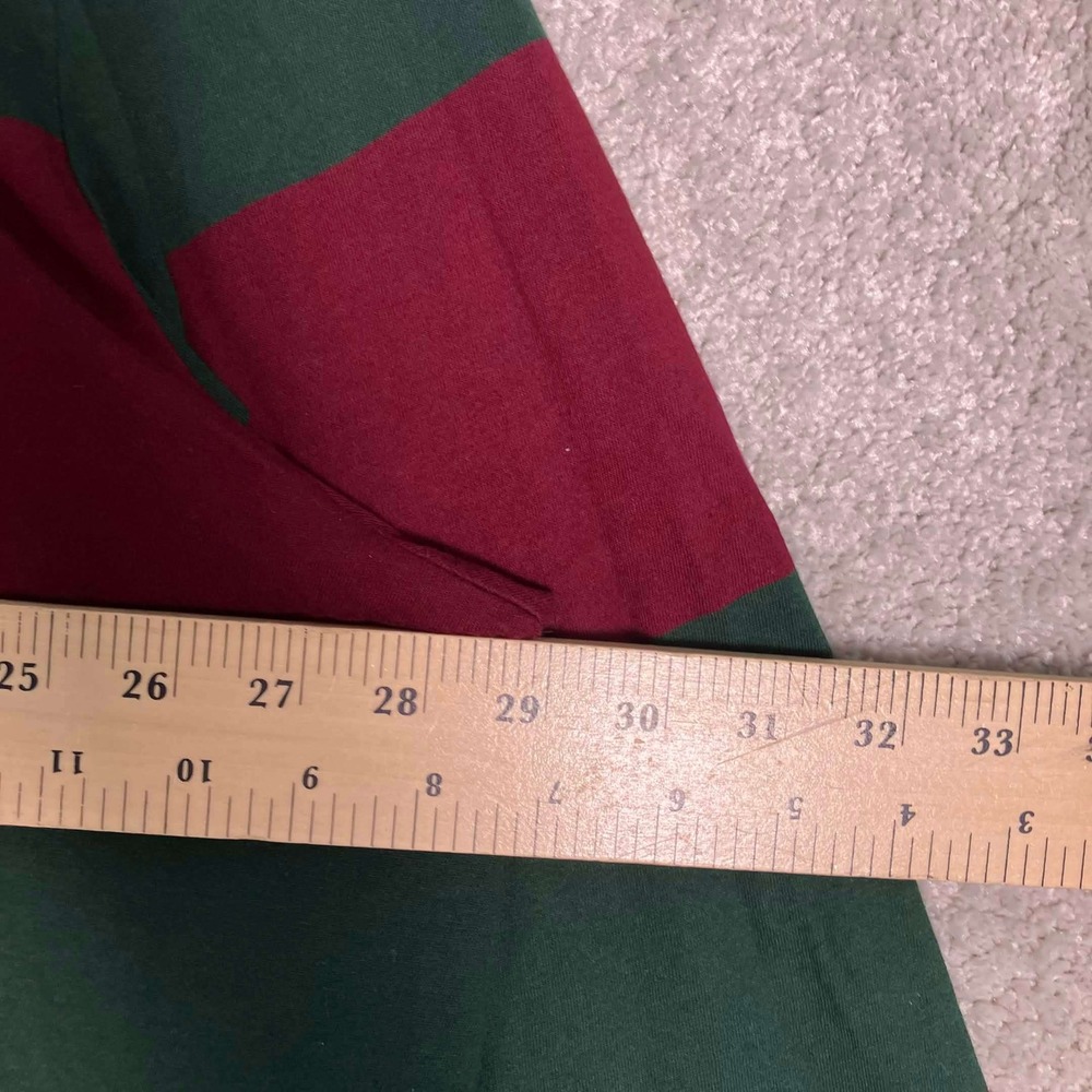 Polo Ralph Lauren Hoodie Mens 3XB Green Red Striped Long Sleeve Cotton Big Tall - Picture 12 of 16